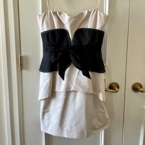 BCBG Strapless Cocktail Dress